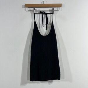 Gap Y2K Preppy Cable Knit Halter Top Festival Fairy Boho Vintage Womens Large